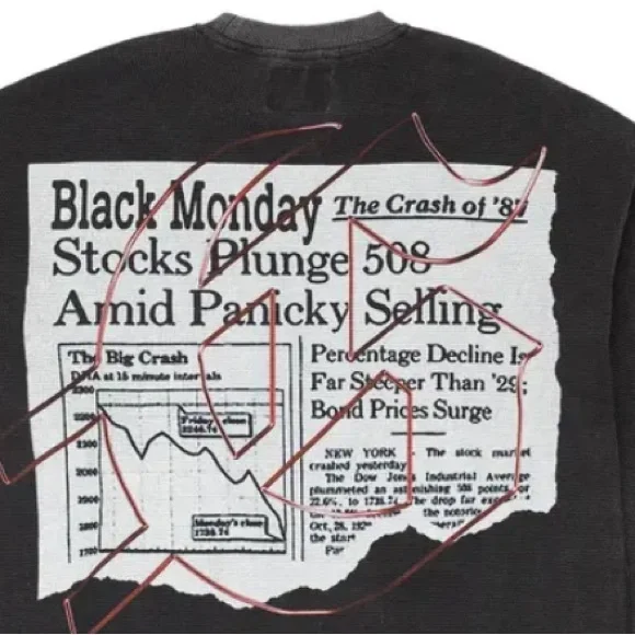 GODSPEED BLACK MONDAY LONG SLEEVE THERMAL TEE BLACK - MULTIPLE SIZES